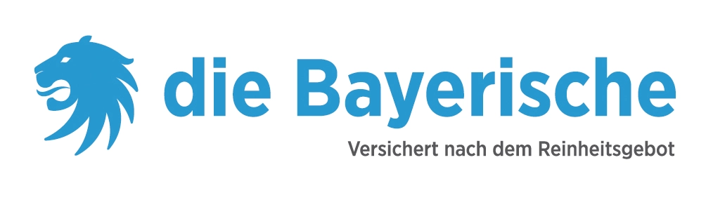 Logo die Bayerische, verglichene Berufsunfähigkeitsversicherung für Kinder.