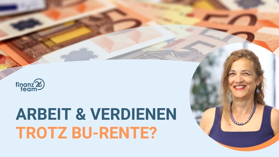 Beitragsbild: Arbeiten trotz Berufsunfähigkeit: Darf man zur BU-Rente hinzuverdienen? (von Judith Schmied).