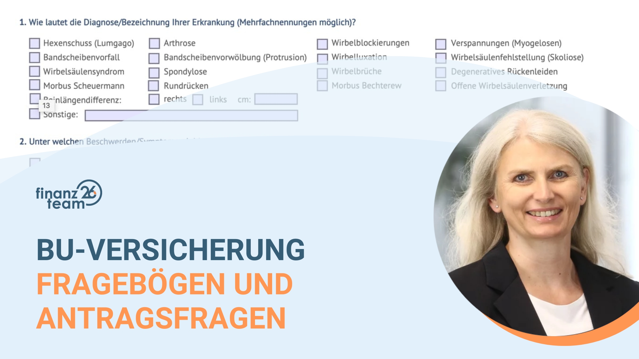 Beitragsbild zu “Berufsunfähigkeitsversicherung: Fragebögen und Antragsfragen”.
