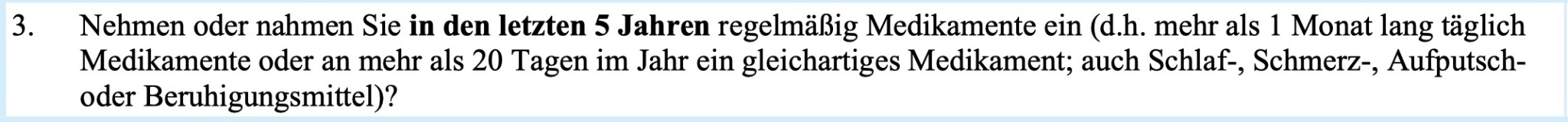 Alte Leipziger Gesundheitsfragen Gesundheitsfragen der Alte Leipziger.