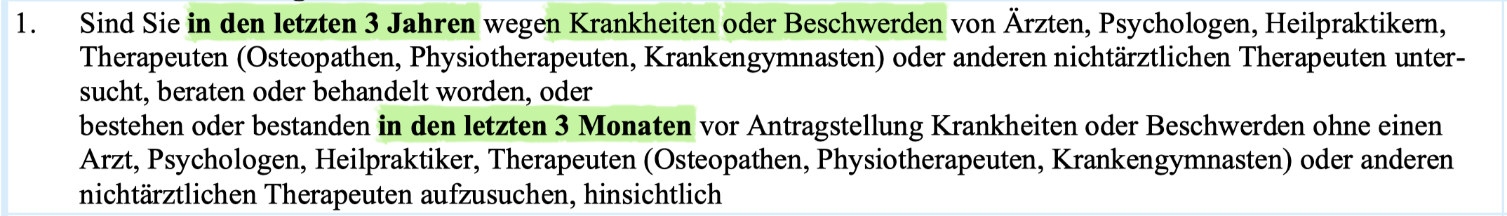 Alte Leipziger Antragsfrage Rückfragezeitraum