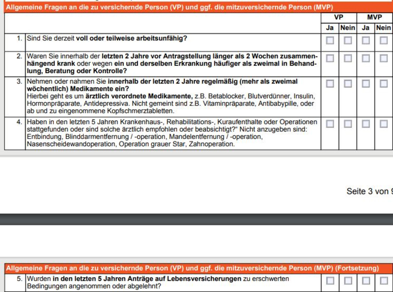 württembergischen gesundheitsfragen