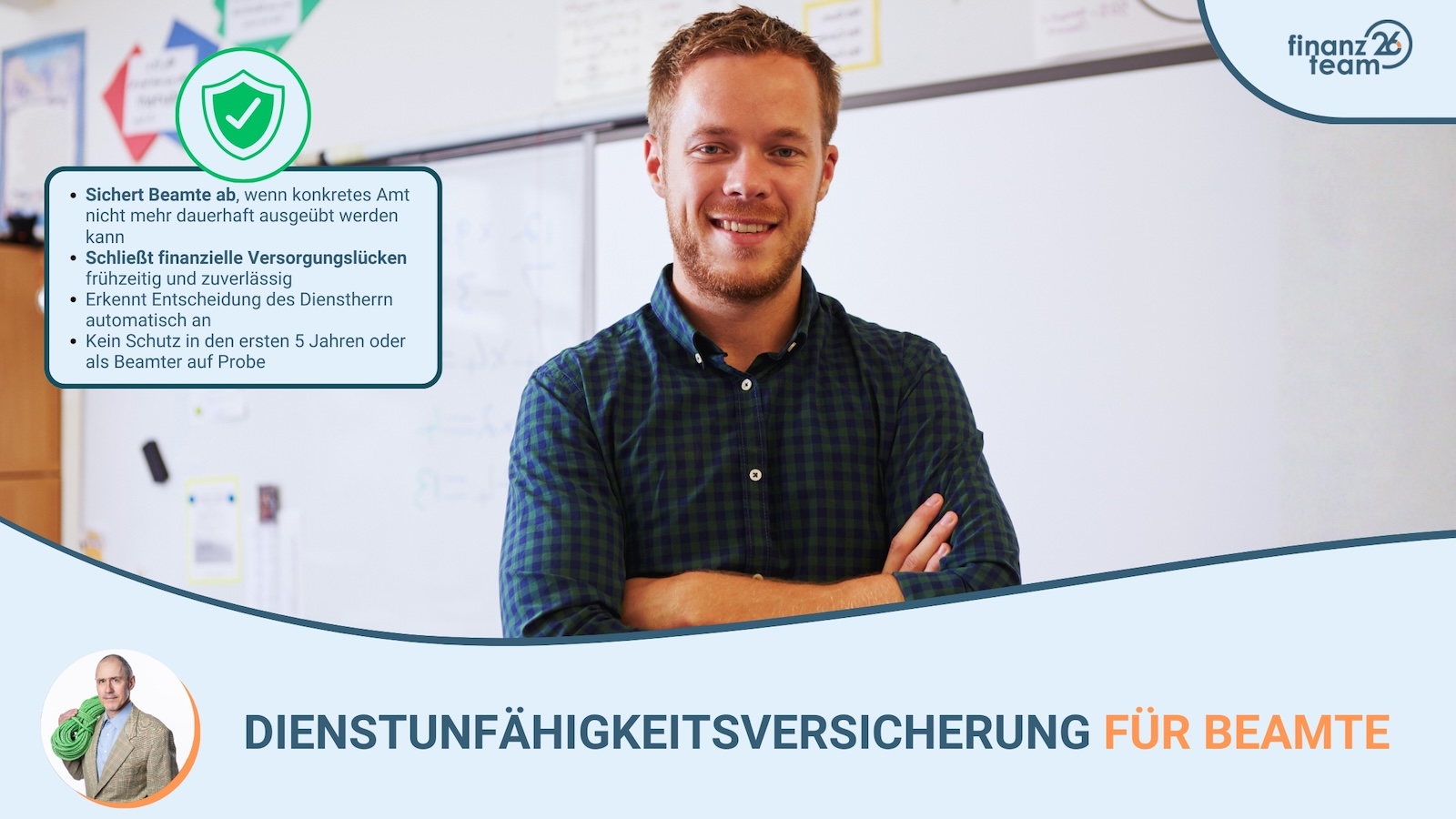 Dienstunfähigkeitsversicherung für Beamte.